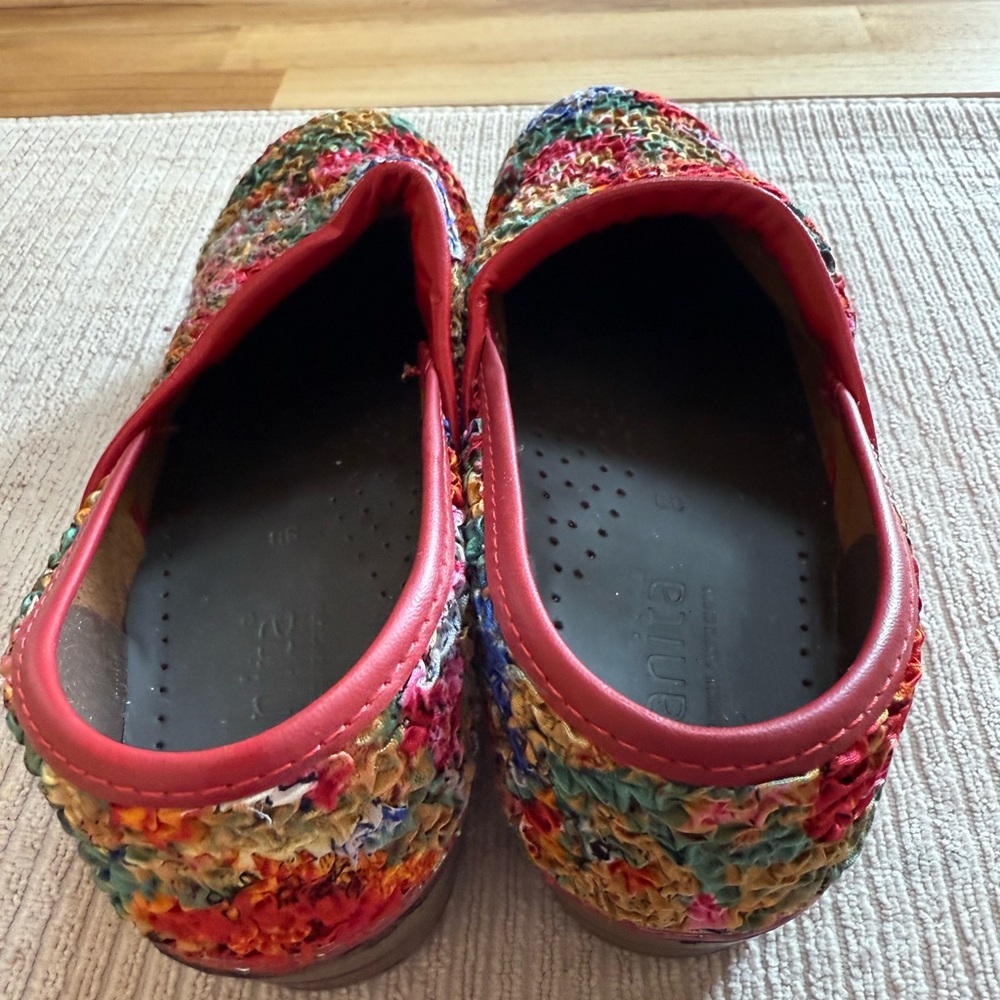 Sanita Multicolor Crochet Women's Shoes